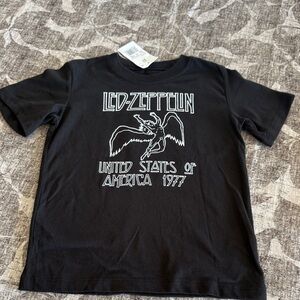 Led-Zeppelin kids band tee NWT 5T